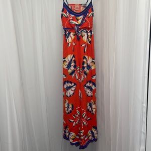 FLYING TOMATO Tropical print jumpsuit. Size Small.